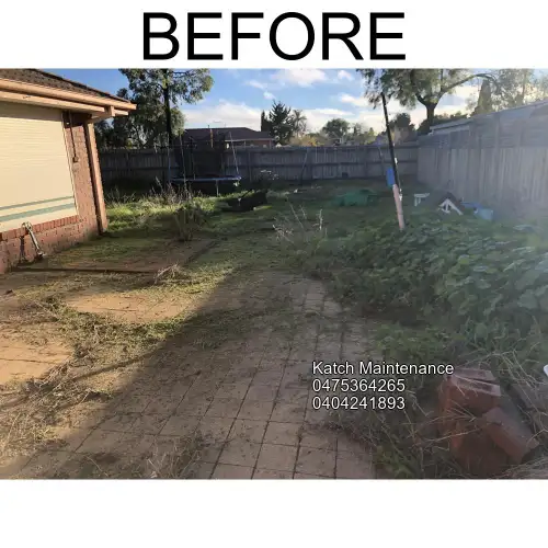 Lawn before